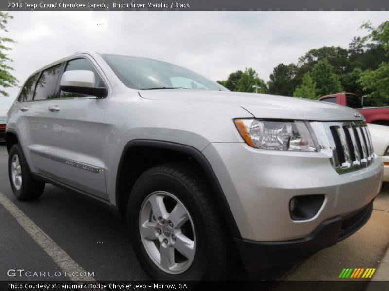 Bright Silver Metallic / Black 2013 Jeep Grand Cherokee Laredo