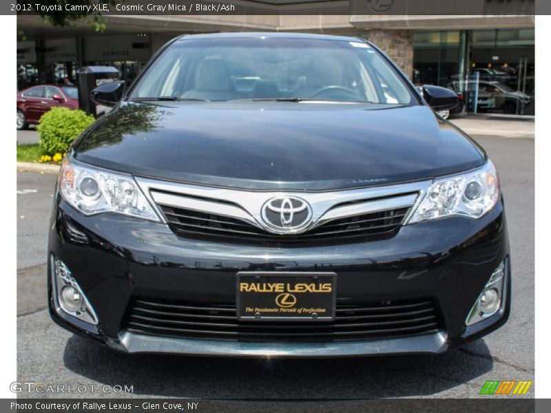 Cosmic Gray Mica / Black/Ash 2012 Toyota Camry XLE