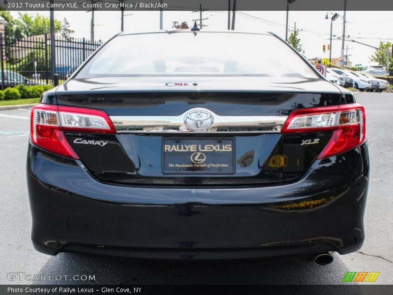 Cosmic Gray Mica / Black/Ash 2012 Toyota Camry XLE