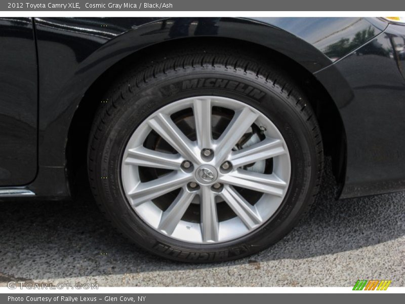 Cosmic Gray Mica / Black/Ash 2012 Toyota Camry XLE