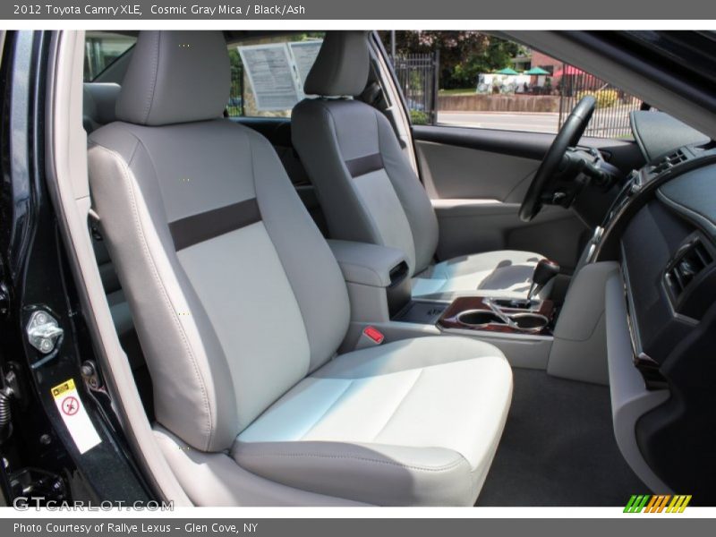 Cosmic Gray Mica / Black/Ash 2012 Toyota Camry XLE
