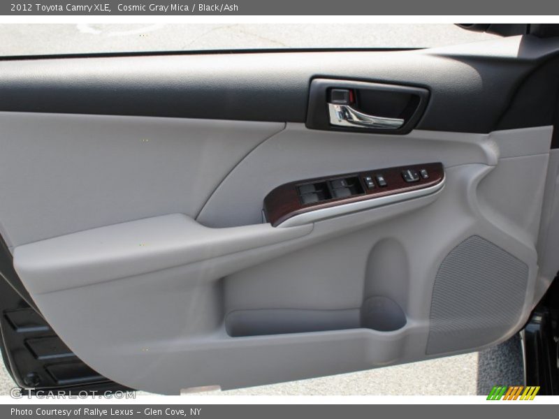 Cosmic Gray Mica / Black/Ash 2012 Toyota Camry XLE