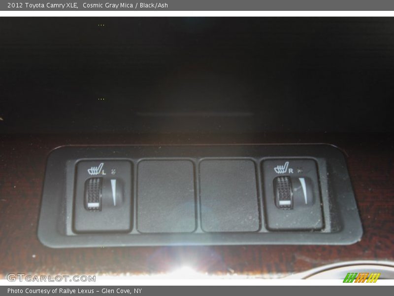 Cosmic Gray Mica / Black/Ash 2012 Toyota Camry XLE