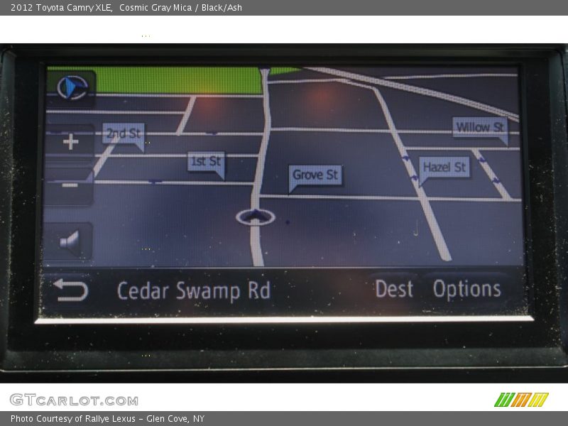 Cosmic Gray Mica / Black/Ash 2012 Toyota Camry XLE