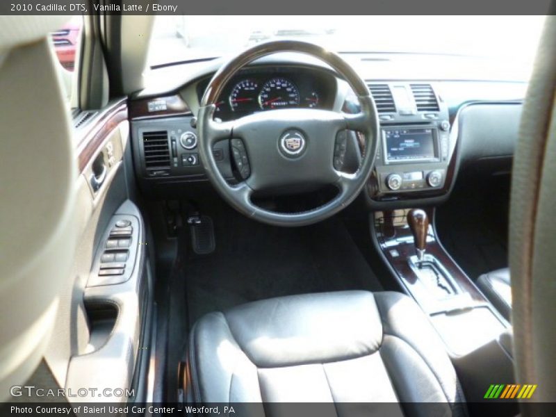 Vanilla Latte / Ebony 2010 Cadillac DTS