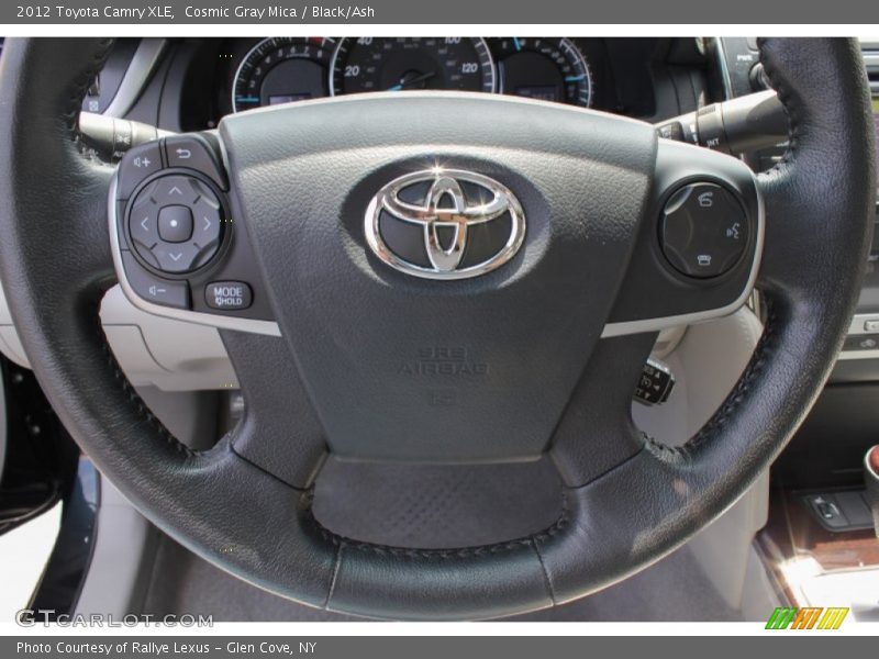 Cosmic Gray Mica / Black/Ash 2012 Toyota Camry XLE