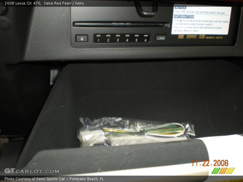 Salsa Red Pearl / Ivory 2008 Lexus GX 470