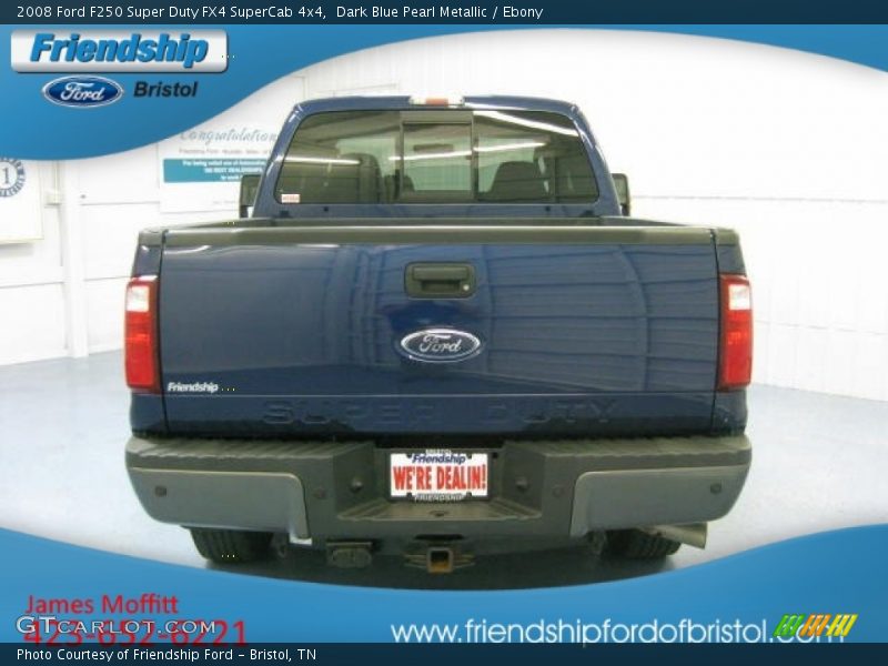 Dark Blue Pearl Metallic / Ebony 2008 Ford F250 Super Duty FX4 SuperCab 4x4