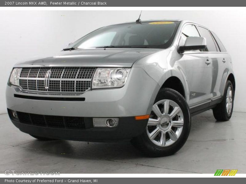 Pewter Metallic / Charcoal Black 2007 Lincoln MKX AWD