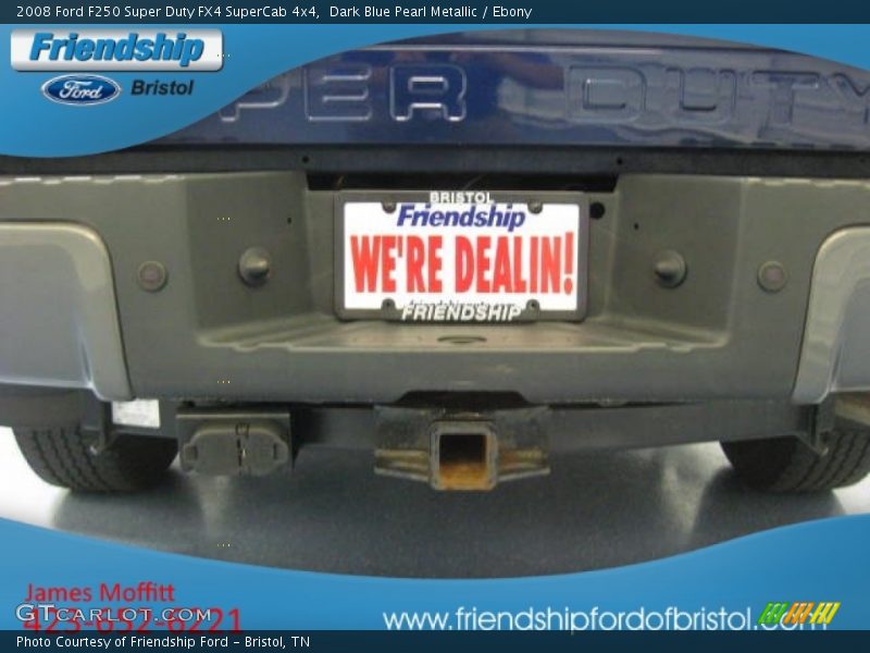 Dark Blue Pearl Metallic / Ebony 2008 Ford F250 Super Duty FX4 SuperCab 4x4