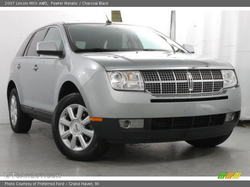 Pewter Metallic / Charcoal Black 2007 Lincoln MKX AWD