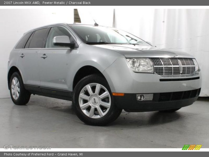 Pewter Metallic / Charcoal Black 2007 Lincoln MKX AWD