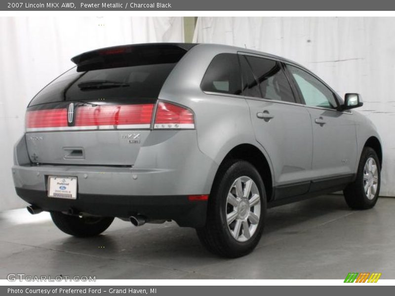 Pewter Metallic / Charcoal Black 2007 Lincoln MKX AWD