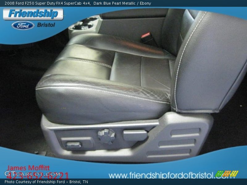 Dark Blue Pearl Metallic / Ebony 2008 Ford F250 Super Duty FX4 SuperCab 4x4