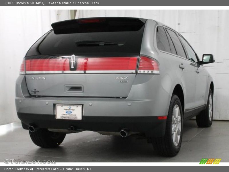 Pewter Metallic / Charcoal Black 2007 Lincoln MKX AWD