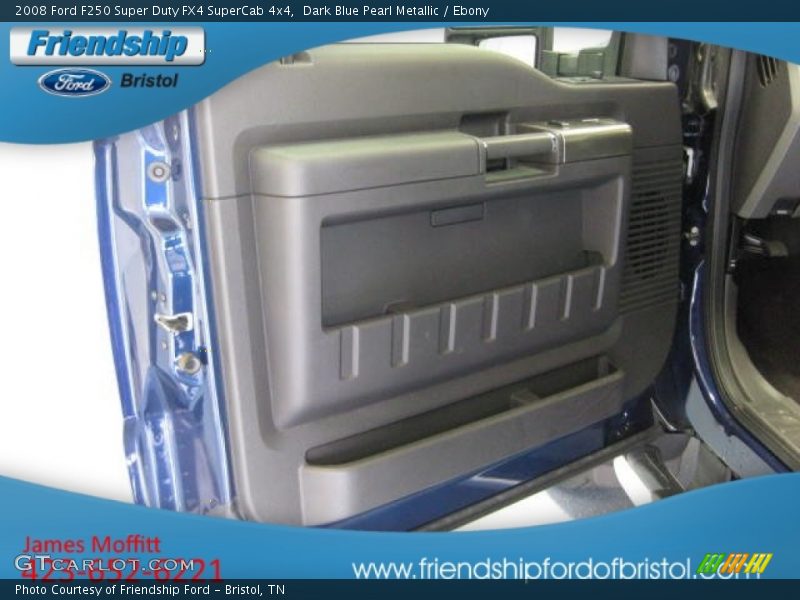 Dark Blue Pearl Metallic / Ebony 2008 Ford F250 Super Duty FX4 SuperCab 4x4