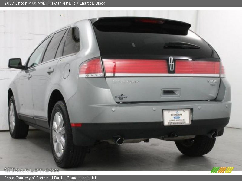 Pewter Metallic / Charcoal Black 2007 Lincoln MKX AWD