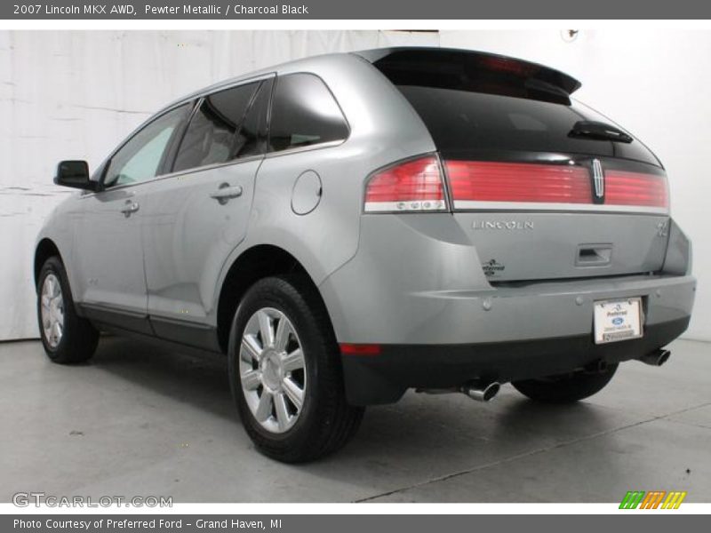 Pewter Metallic / Charcoal Black 2007 Lincoln MKX AWD