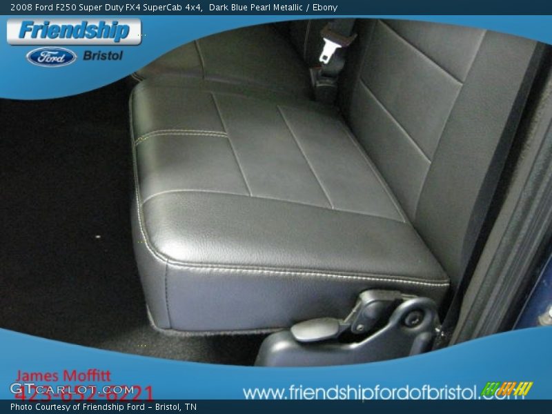 Dark Blue Pearl Metallic / Ebony 2008 Ford F250 Super Duty FX4 SuperCab 4x4