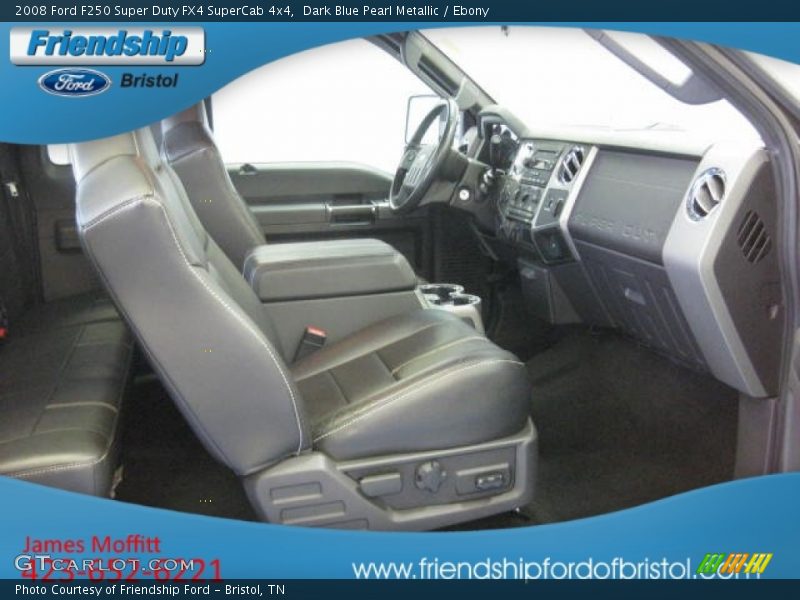 Dark Blue Pearl Metallic / Ebony 2008 Ford F250 Super Duty FX4 SuperCab 4x4