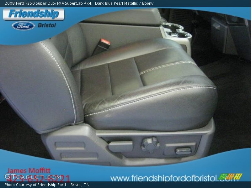 Dark Blue Pearl Metallic / Ebony 2008 Ford F250 Super Duty FX4 SuperCab 4x4