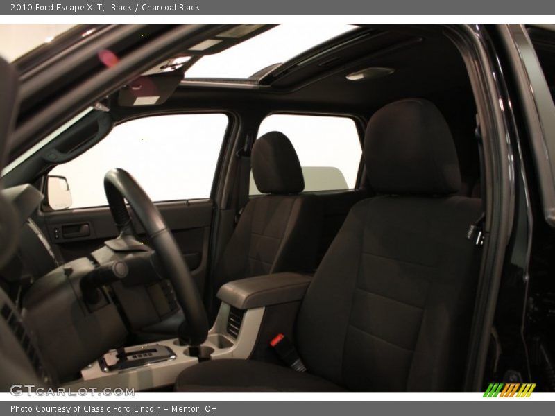 Black / Charcoal Black 2010 Ford Escape XLT