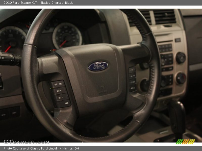 Black / Charcoal Black 2010 Ford Escape XLT