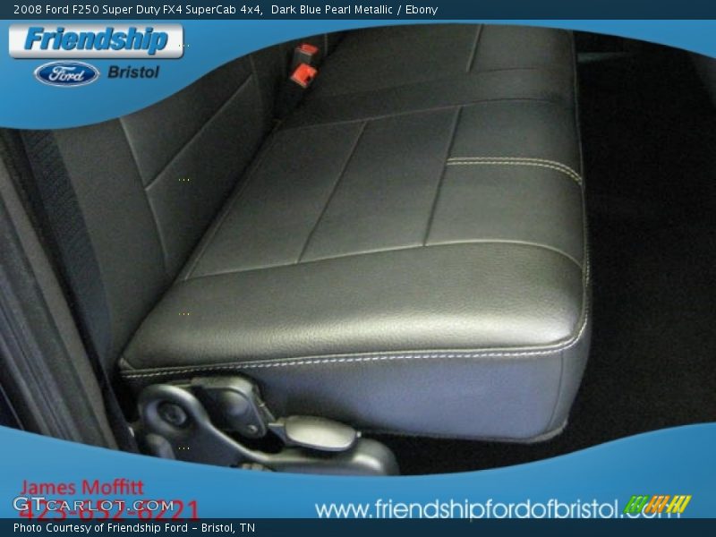 Dark Blue Pearl Metallic / Ebony 2008 Ford F250 Super Duty FX4 SuperCab 4x4