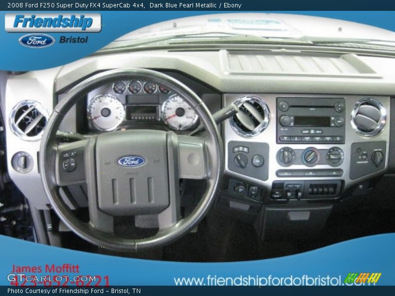 Dark Blue Pearl Metallic / Ebony 2008 Ford F250 Super Duty FX4 SuperCab 4x4