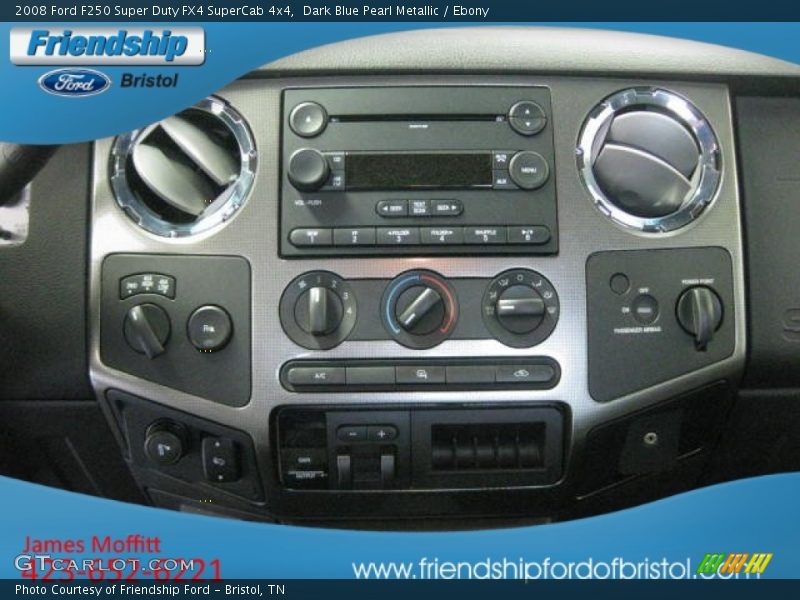 Dark Blue Pearl Metallic / Ebony 2008 Ford F250 Super Duty FX4 SuperCab 4x4