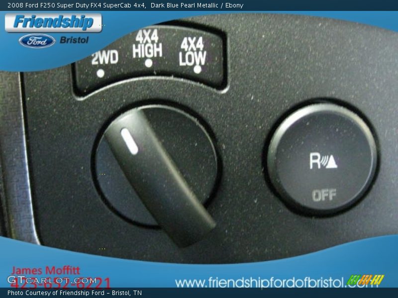 Dark Blue Pearl Metallic / Ebony 2008 Ford F250 Super Duty FX4 SuperCab 4x4