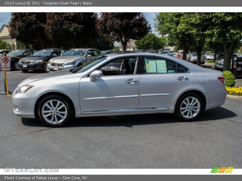 Tungsten Silver Pearl / Black 2010 Lexus ES 350