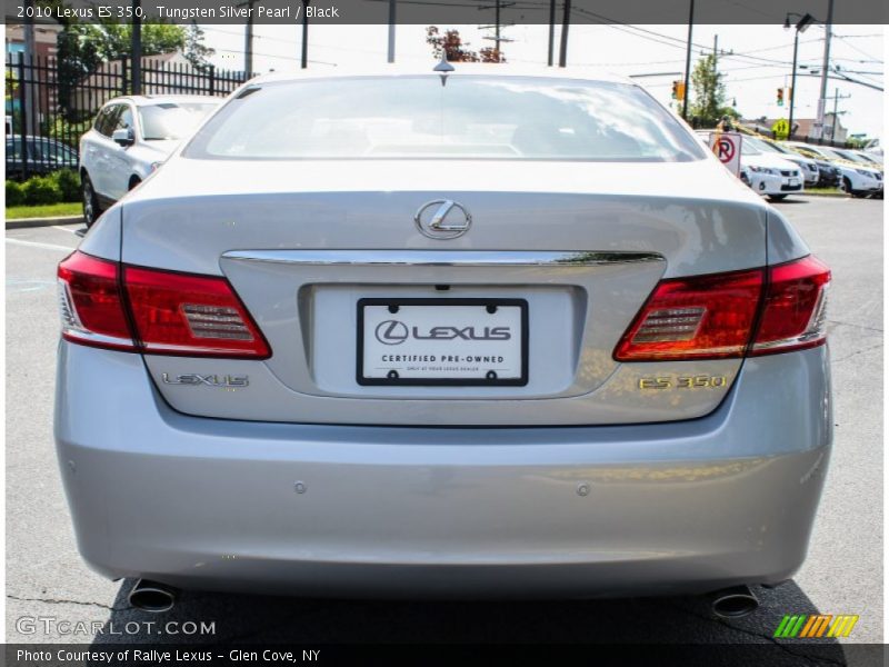 Tungsten Silver Pearl / Black 2010 Lexus ES 350