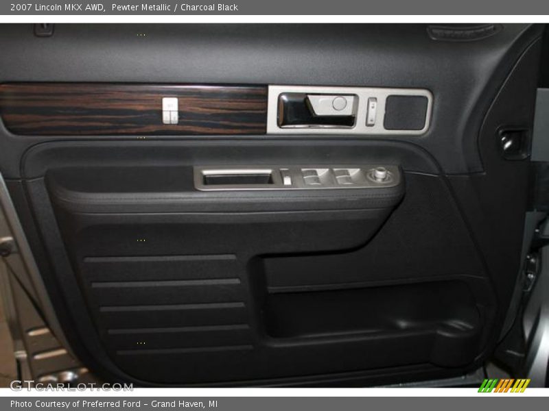 Pewter Metallic / Charcoal Black 2007 Lincoln MKX AWD