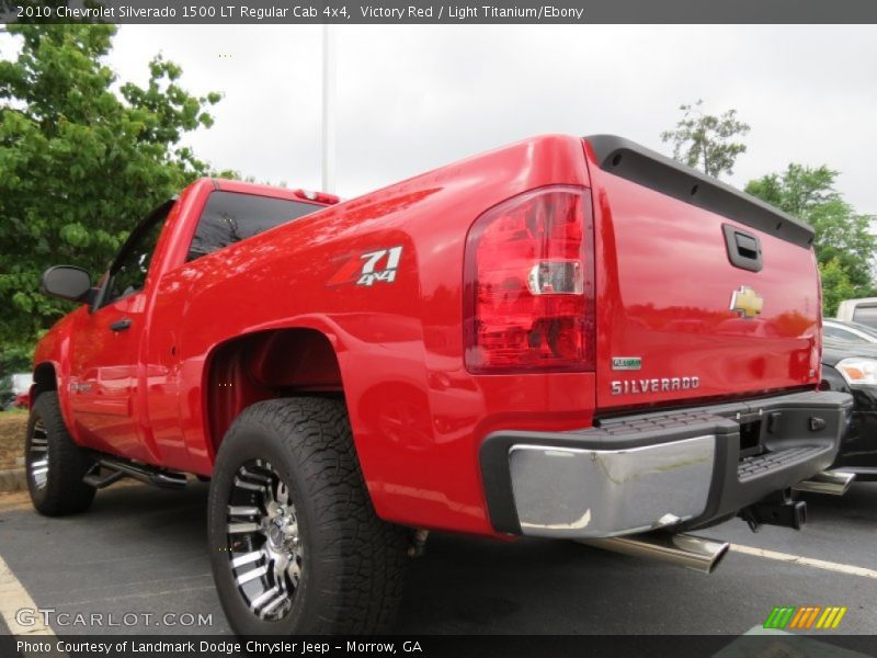 Victory Red / Light Titanium/Ebony 2010 Chevrolet Silverado 1500 LT Regular Cab 4x4