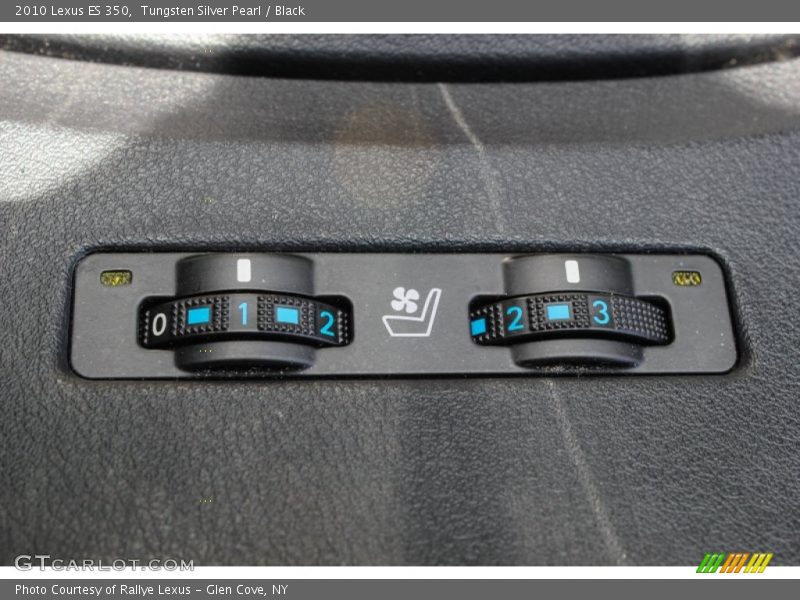 Tungsten Silver Pearl / Black 2010 Lexus ES 350