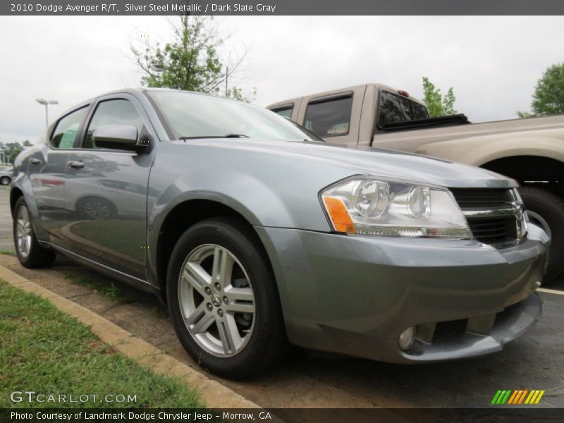 Silver Steel Metallic / Dark Slate Gray 2010 Dodge Avenger R/T
