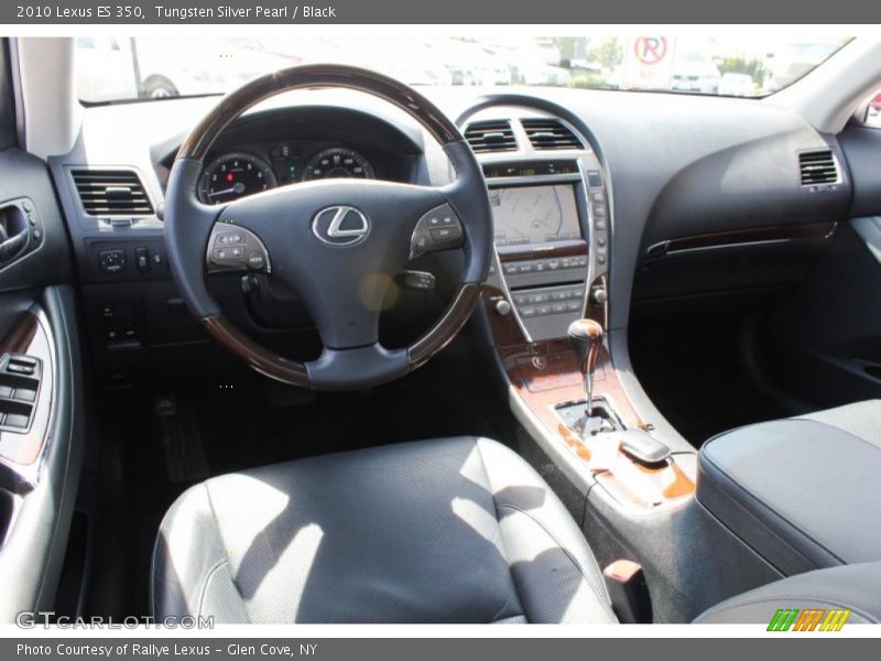 Tungsten Silver Pearl / Black 2010 Lexus ES 350