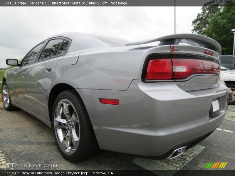 Billett Silver Metallic / Black/Light Frost Beige 2011 Dodge Charger R/T