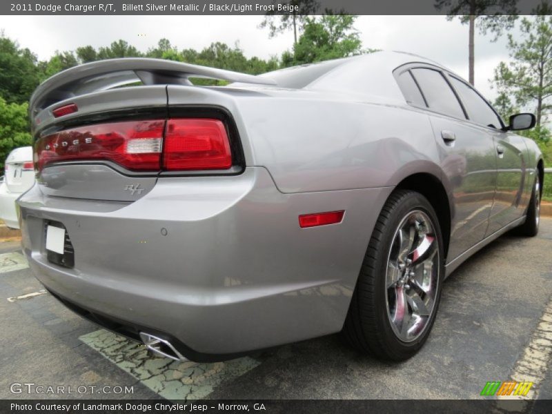 Billett Silver Metallic / Black/Light Frost Beige 2011 Dodge Charger R/T