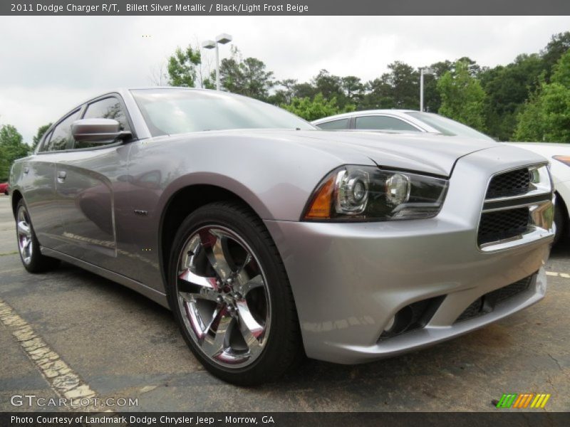 Billett Silver Metallic / Black/Light Frost Beige 2011 Dodge Charger R/T