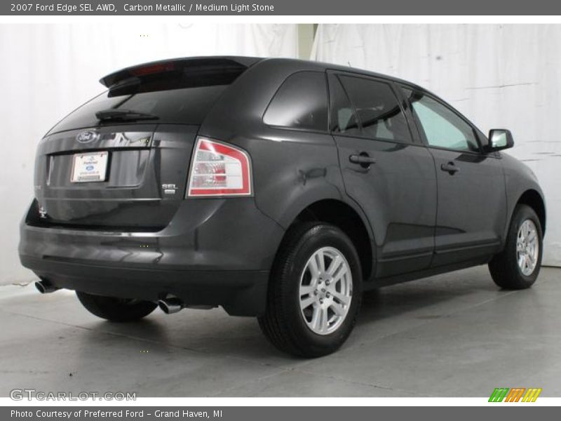 Carbon Metallic / Medium Light Stone 2007 Ford Edge SEL AWD