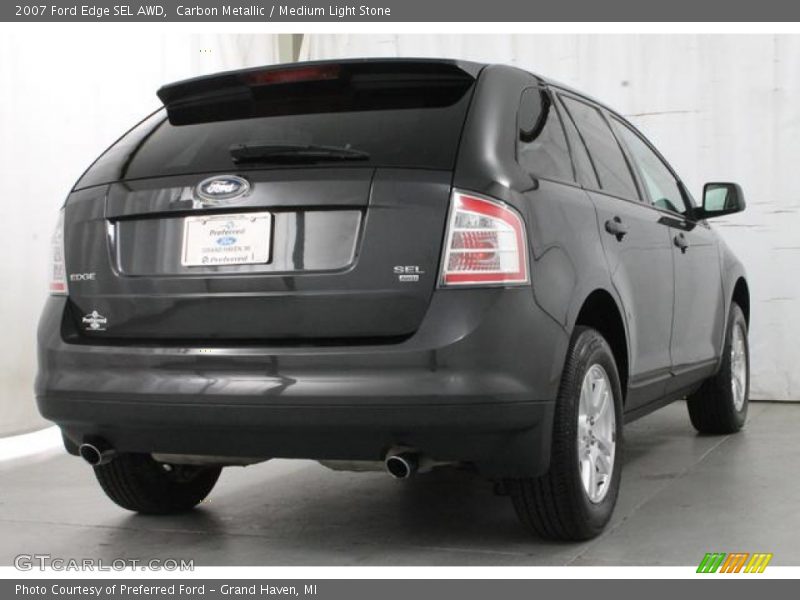 Carbon Metallic / Medium Light Stone 2007 Ford Edge SEL AWD