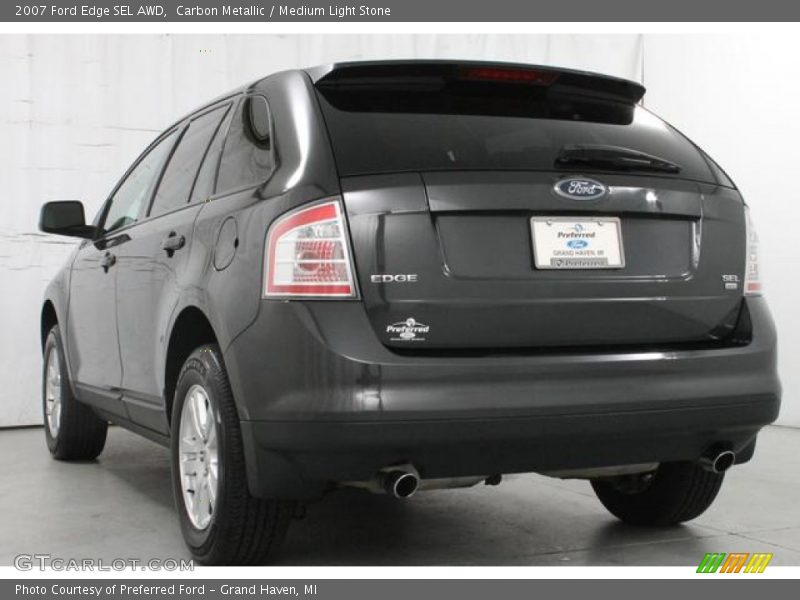 Carbon Metallic / Medium Light Stone 2007 Ford Edge SEL AWD