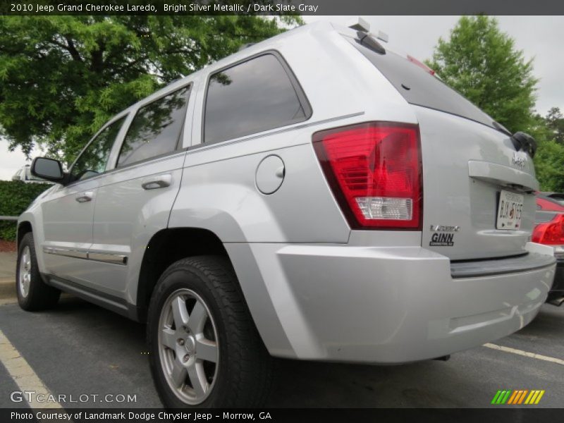 Bright Silver Metallic / Dark Slate Gray 2010 Jeep Grand Cherokee Laredo