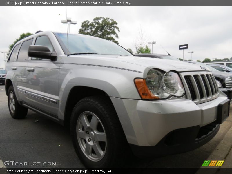 Bright Silver Metallic / Dark Slate Gray 2010 Jeep Grand Cherokee Laredo