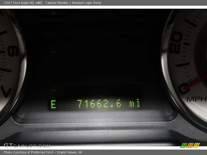Carbon Metallic / Medium Light Stone 2007 Ford Edge SEL AWD