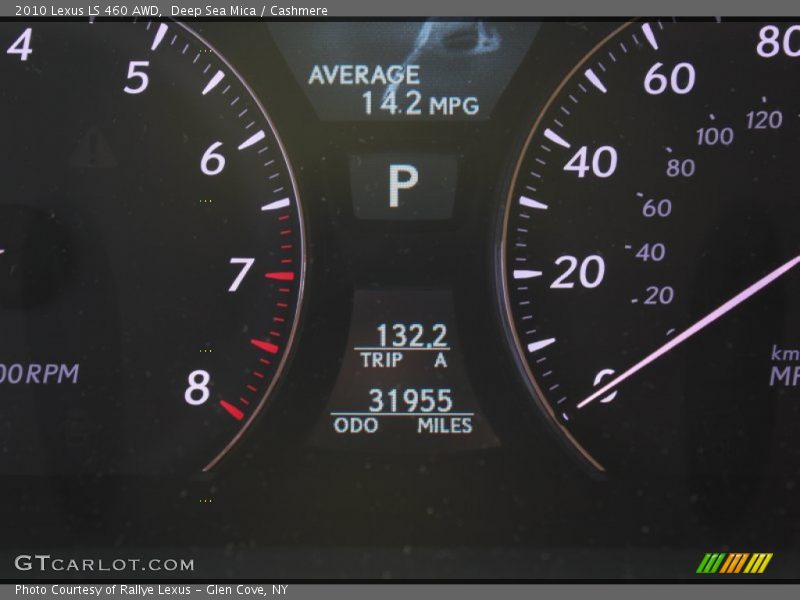 Deep Sea Mica / Cashmere 2010 Lexus LS 460 AWD