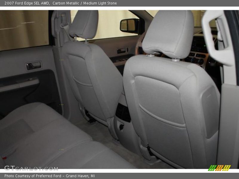 Carbon Metallic / Medium Light Stone 2007 Ford Edge SEL AWD