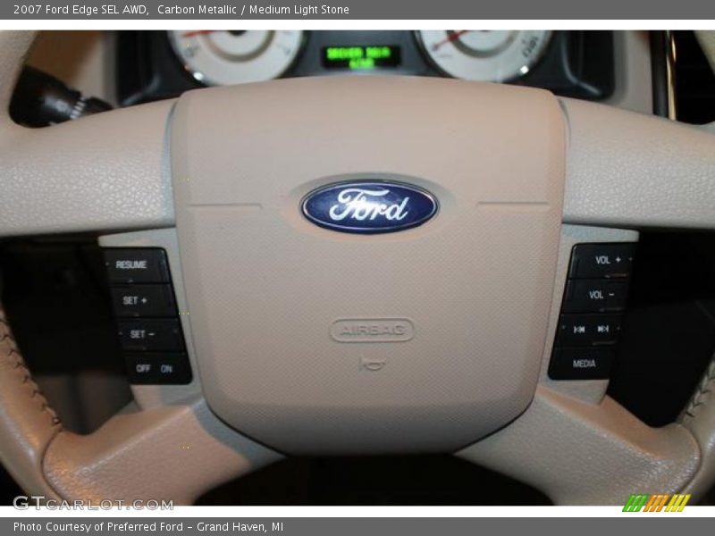 Carbon Metallic / Medium Light Stone 2007 Ford Edge SEL AWD